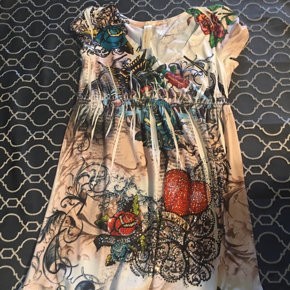 Cream chic dress